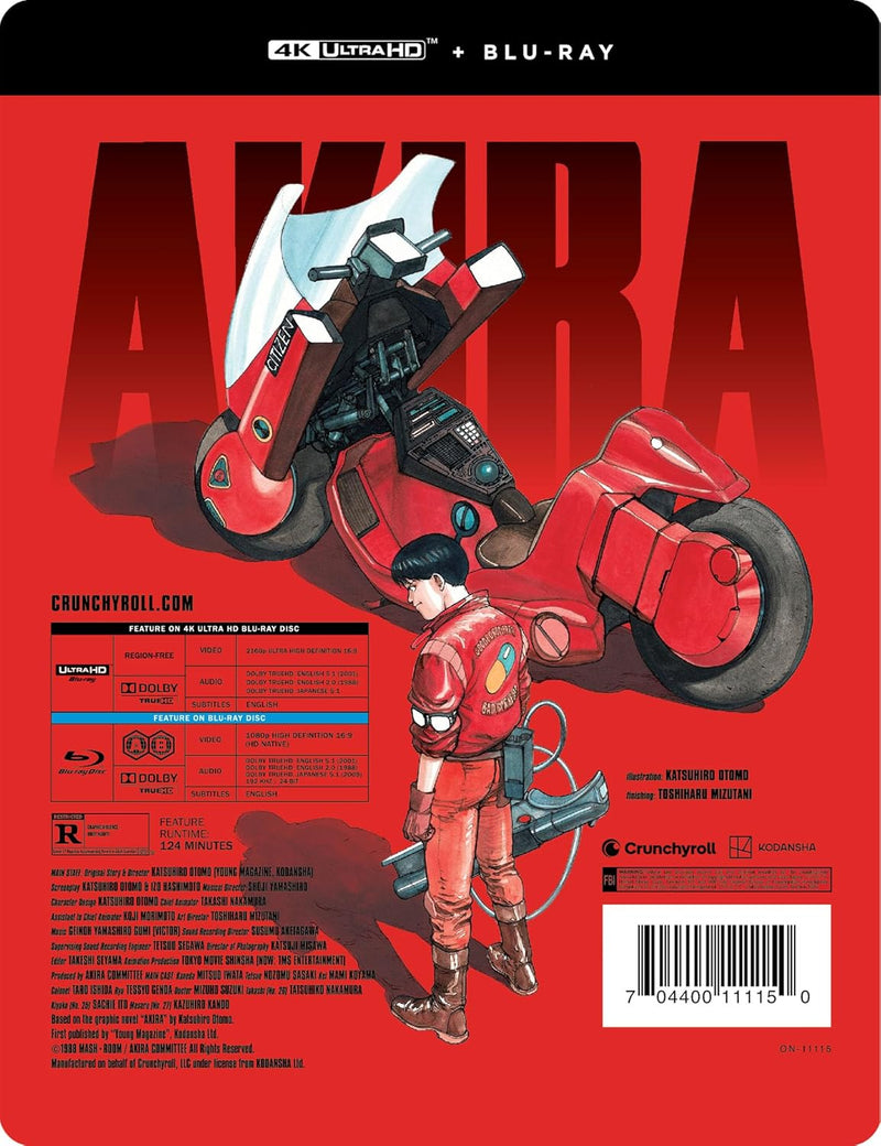 Akira: The Movie (4K-UHD) (Steelbook)