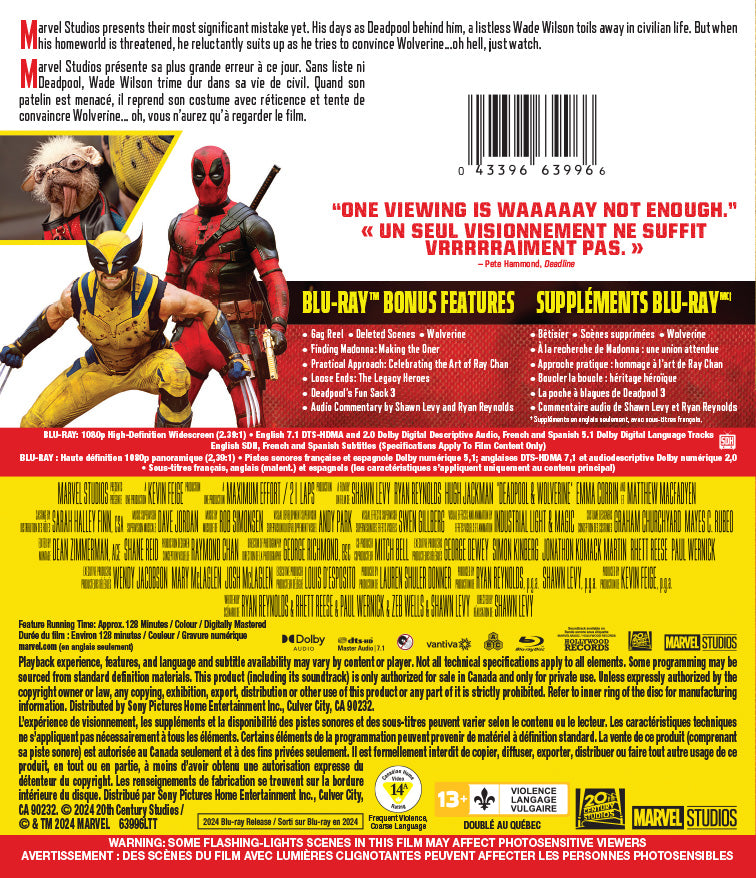 Deadpool & Wolverine (Blu-ray)