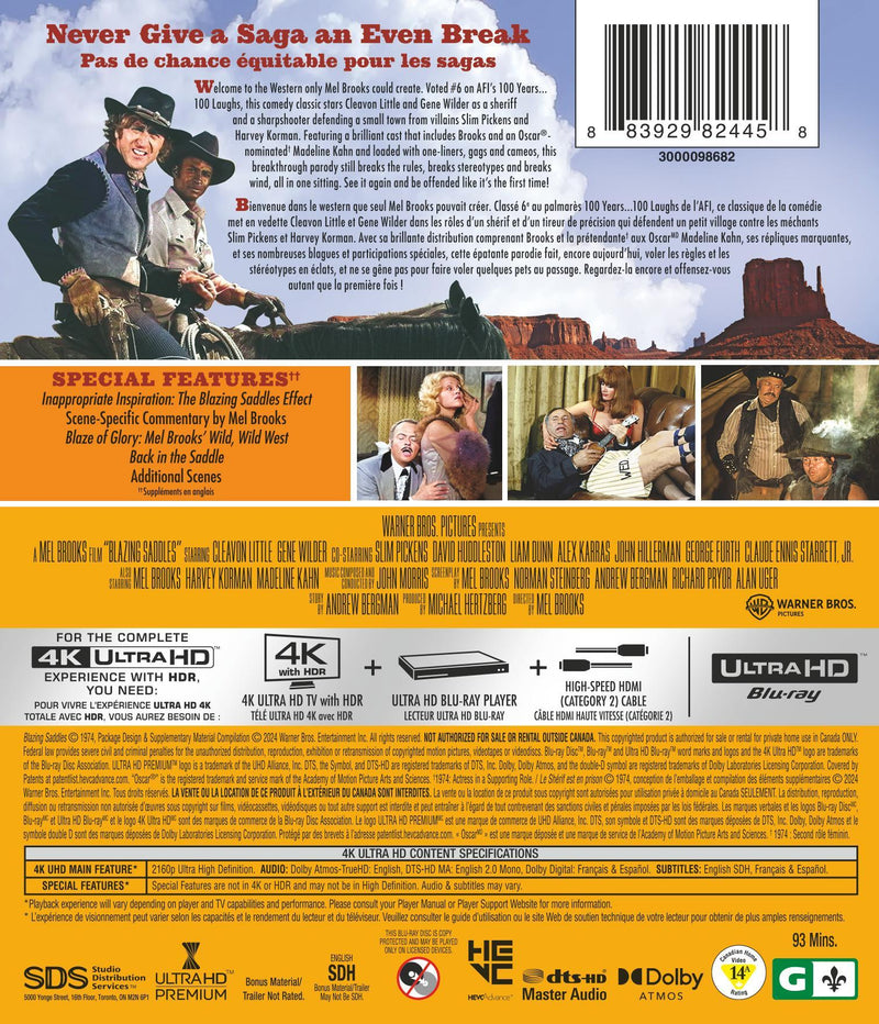 Blazing Saddles (4K-UHD)