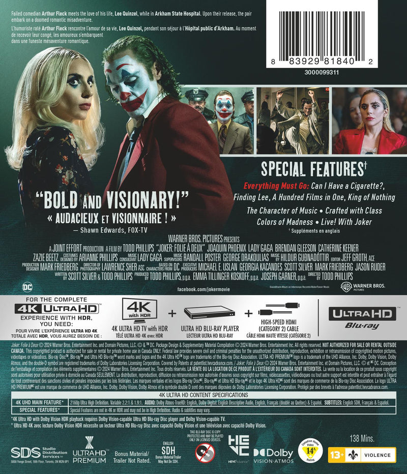 Joker: Folie à Deux (4K-UHD)